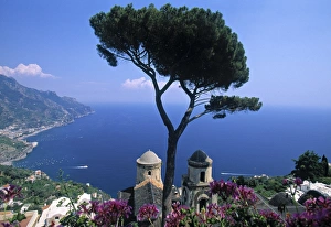 Drucke von Villa Rufolo in Ravello an der Amalfi-Küste Italien Amalfi Drucke: Villa Rufolo