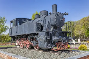 Antikes Dampflokomotive aus dem 19.Jh., Tabrisch in der Provinz Ost-Aserbaidschan (Iran)