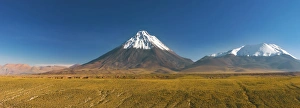 Los Flamencos National Reserve Drucke: Volcano Licancabur