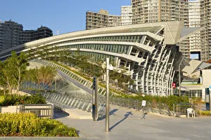 Westerbahnhof West-Kowloons Hochgeschwindigkeits Eisenbahnstation, Kowloon, Hongkong