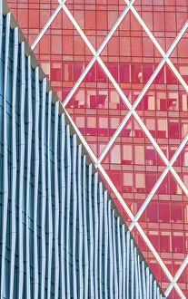 London Architecture Drucke: Window abstract, Nova Building, Victoria, London, England, UK