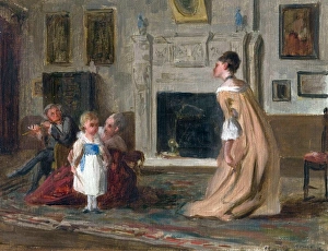 Nottingham City Art Drucke: The Dancing Lesson - Laslett John Pott