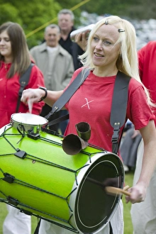 Music Festival Images Drucke: A drumming band