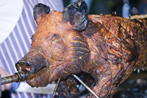 Specialist Stock Images Drucke: A Hog Roast