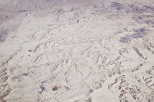 Mongolian Landscape Photography Drucke: Outer Mongolia from the air