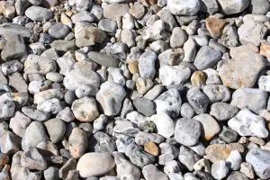Pebbles On Beach Drucke: Pebbles on the beach