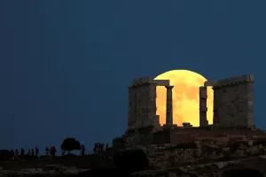 Mondfinsternis in Griechenland