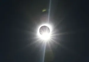Eclipse Drucke: Ein Sonnenfinsternis wird in Coquimbo beobachtet