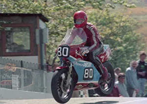 Dave Bedlington (Ducati) 1986 Formel-Zwei TT