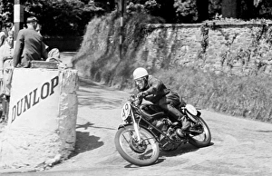 1949 Isle Of Man TT Drucke: Bill Doran (AJS) 1949 Junior TT