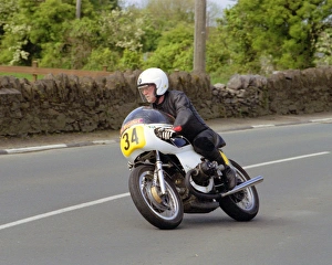 Classic Bike Racing Images Drucke: Larry Devlin (BMW) 2003 Pre TT Classic