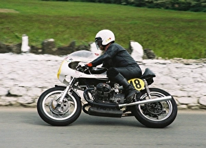 Classic Motorcycle Racing Pictures Drucke: Larry Devlin (BMW) 2004 Pre TT Classic