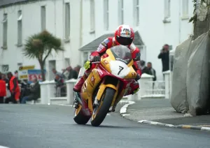 Classic Motorcycle Photography Drucke: Michael Rutter (Yamaha) 2000 Formula One TT