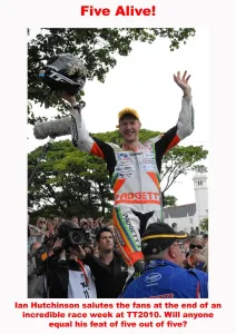 Isle Of Man TT Racing Drucke: Five Alive
