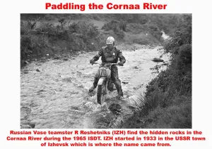 Rudern auf dem Cornaa-Fluss