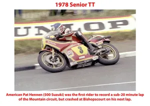 Rennwettbewerb 1978 für Senioren im Isle of Man TT