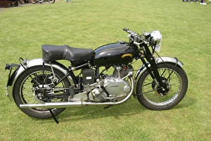 Vintage Motorcycle Racing Images Drucke: Vincent Comet