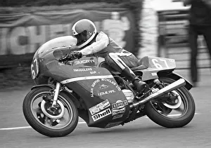 Classic Bike Sport Images Drucke: Bill Willison (Ducati) 1980 Formula One TT
