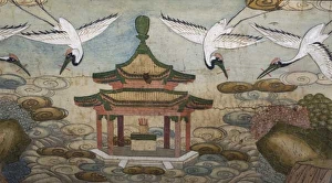 Traditional Chinese Pavilion Drucke: 005475