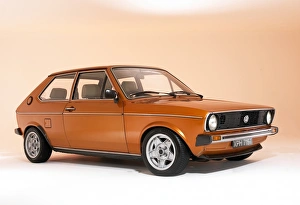 Classic German Cars Drucke: 1978 VW Polo (Customised)