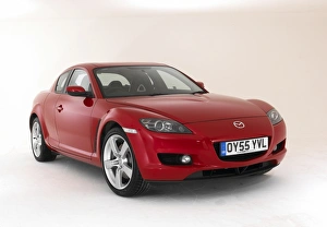 Retro Sports Car Design Drucke: 2005 Mazda RX8