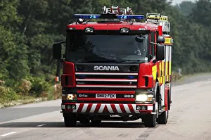 Vintage Fire Engine Photos Drucke: Fire Engine British