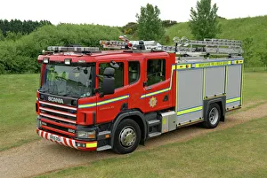 Vintage Fire Engines Drucke: Fire Engine Scania