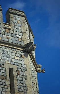 European Landscape Pictures Drucke: Britain Gargoyle, Windsor Castle
