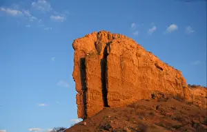 Namibia Rock Formations Drucke: Namibia Eroded Rock formations at Vingerklip, Namibia