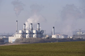 Nuclear Energy Production Drucke: Nuclear fuel reprocessing site, Sellafield, Cumbria, England, February