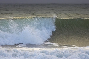 Ocean Waves Photography Drucke: Waves breaking on beach, Rialto Beach, Olympic N. P. Washington State, U. S. A