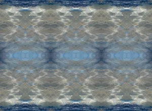 Blue Abstract Art Drucke: Blue and grey abstract