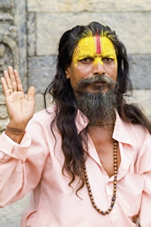 Colorful Traditional Attire Drucke: Asia, Nepal