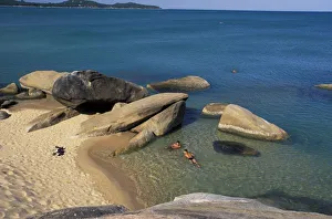 Thailand Beach Vacation Drucke: Asia, Thailand, Samui. Beach