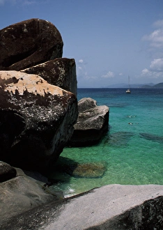 Caribbean Ocean Views Drucke: The Baths, Virgin Gorda