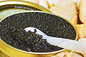 Luxury Food Images Drucke: Black caviar
