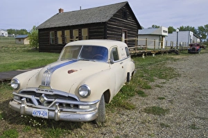 Britisch-Kolumbien, Kanada; Pionierdorfswelt von Wright in Dawson Creek