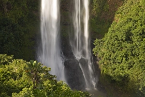 Mauritius Waterfall Drucke: Chamarel Waterfall-highest on Mauritius, over 1000 meter drop, South Mauritius, Africa