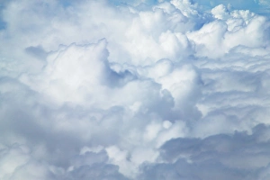 Fluffy White Clouds Drucke: Clouds in the sky