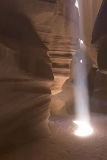 Arizona USA Landscape Photography Drucke: The Corkscrew in Upper Antelope Canyon, Navajo Reservation, Arizona, US