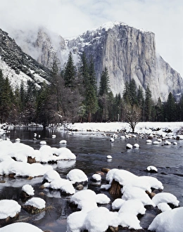 Merced River Waterfall Drucke: CTF-0977