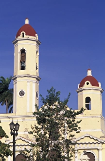 Cuban Architecture Photos Drucke: Cuba, Cathedral of Immaculate Conception, Cien Fuergos