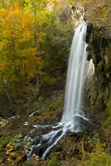 USA Autumn Landscapes Drucke: Falling Spring falls, outside of Covington, Virginia, USA