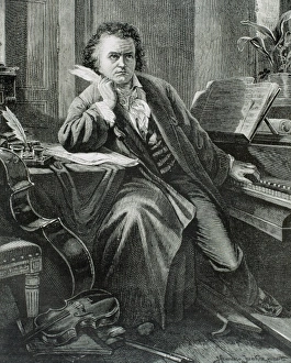 Beethoven Composer Drucke: Historic, Persons
