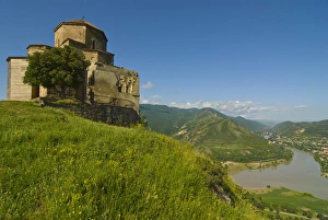 Jvari-Monastertum (Kreuzmonasterium), 6. Jahrhundert, Mzcheta, Georgien. Weltkulturerbe