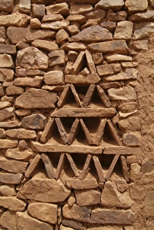 Mauritania Desert Landscape Drucke: Mauritania, Adrar, Ouadane, Pattern