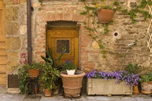Val D Orcia Scenery Drucke: Montefollonico