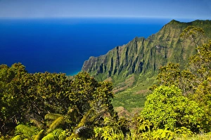 Nepalische Küstenüberblick, Kauai, Hawaii