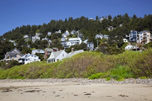 Oregon Coast Scenic Views Drucke: OR, Oceanside, view from Oceanside Beach
