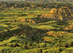 Badlands Landscape Photography Drucke: Painted Canyon